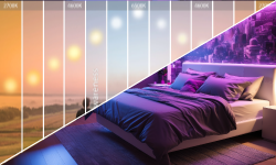 Full range of color including circadian rhythm lighting